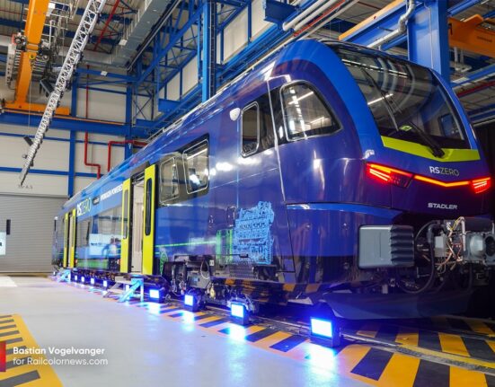 Поїзд RS Zero працює на електроенергії, водні або їхній суміші і таким чином не виробляє шкідливих викидів