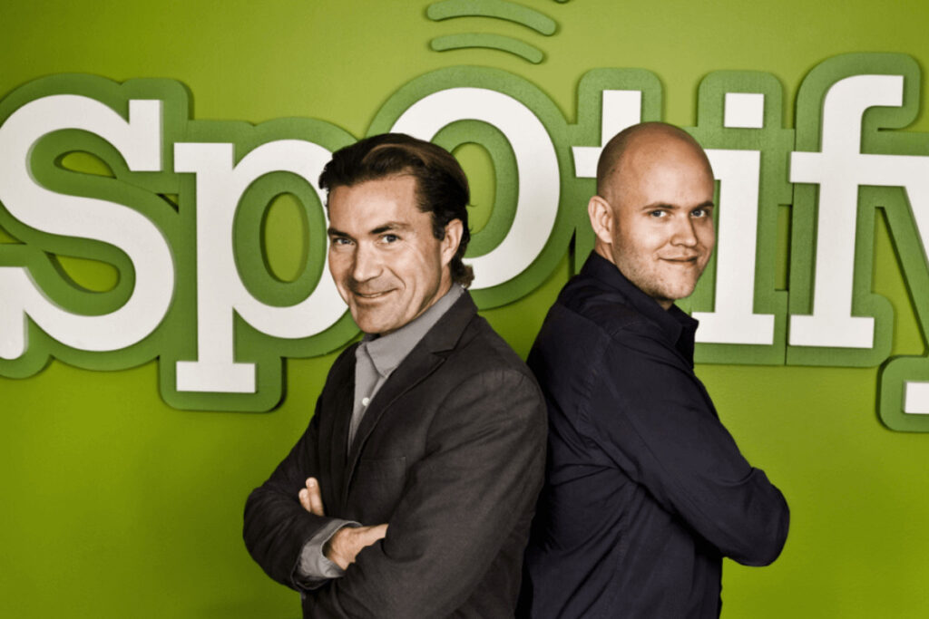 Spotify, Мартін Лорентсон, Даніель Ек